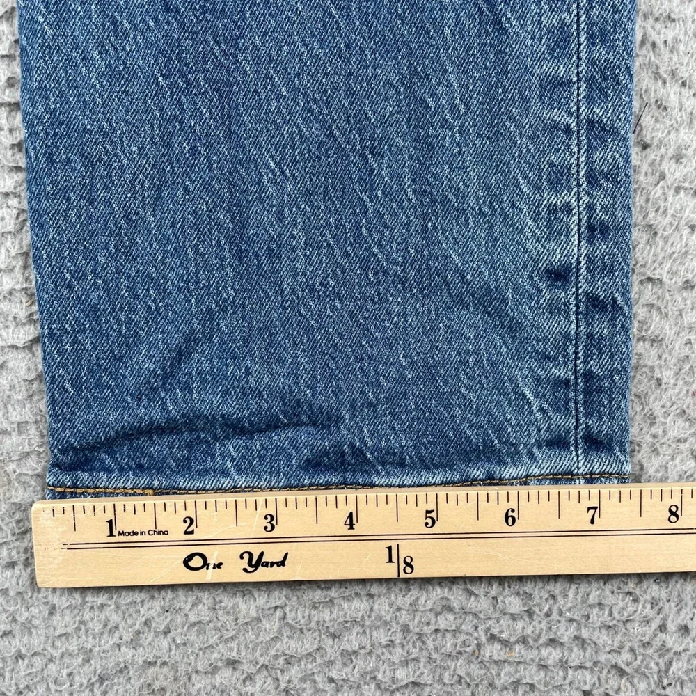 Levi's 501 Jeans Mens W31 L30 Blue Original Fit Straight Leg Button Fly Denim